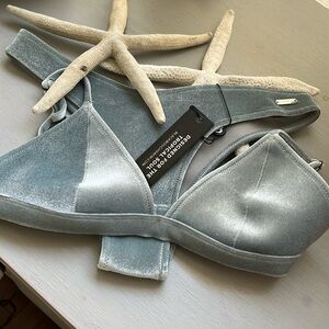 BlackBough Blue Velvet Swimsuit size Medium